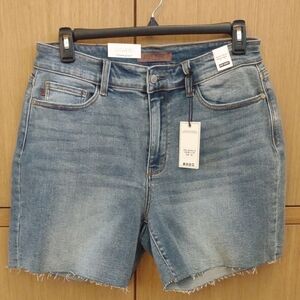 +SZ NWOT "Willa" Denim Cutoff Shorts SZ 1XL By Judy Blue